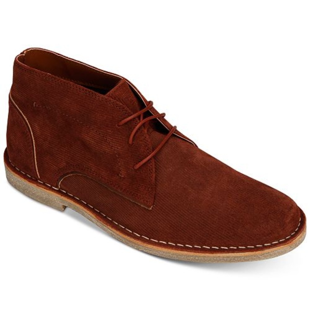 Kenneth Cole Mens Brick Suede Passage Chukka Boots